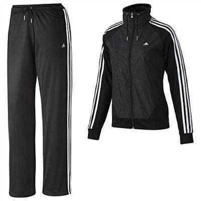 Adidas CLIMALite Knit TRACK Running SUIT Jacket & Pants Womens size 
