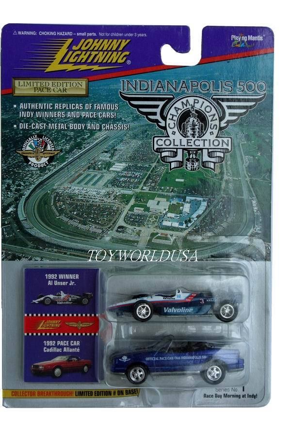 Indianapolis 500 Al Unser Jr 1992 Winner Cadillac Allante Pace Car 