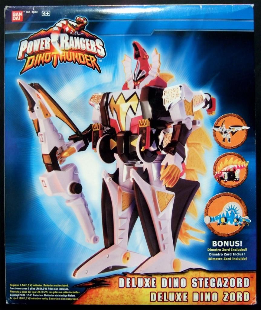 Power Rangers Dino Thunder DX Stegazord Megazord Bandai 10783 New BNIB 