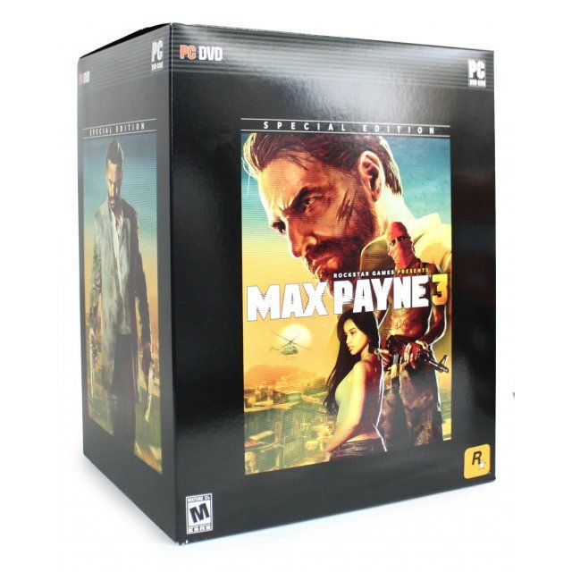 PC DVD Max Payne 3 Collectors Special Edition New Game Figure 