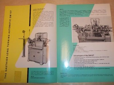 Prontor Werk Alfred Gauthier Catalog GM 127 Automatic