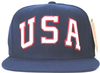 American Needle Snapback Hat USA 1968 Navy Cap Brand New with Tag