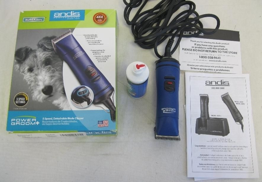 Andis AD63360 19 Agrv Powergroom Clipper with 10 UltraEdge Blade for 