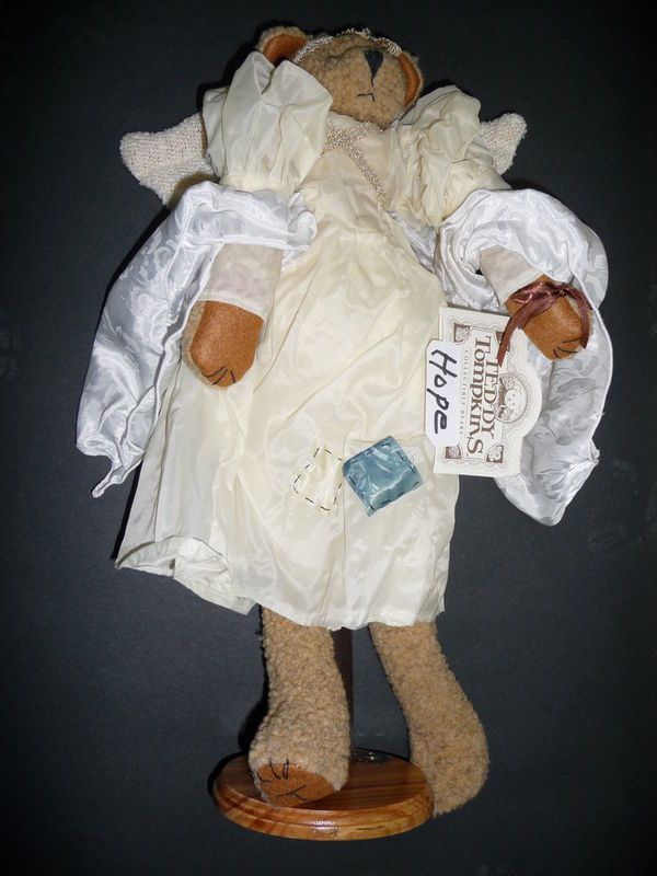 Collectible Teddy Tompkins Hope White Angel Bear