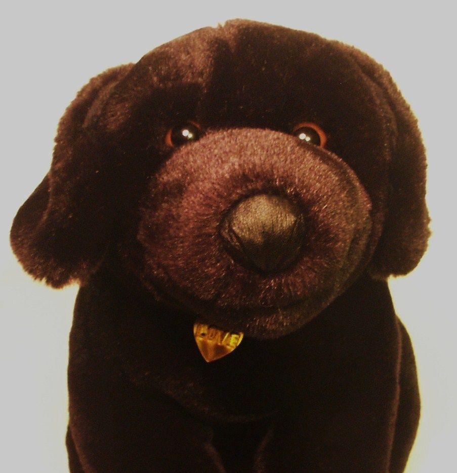 Stuffed Plush Animal Alley 11 black LABRADOR RETRIEVER Goregeous Plush 