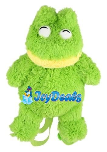 Cuddlee Backpacks Soft Plush Animal Back Pack Frog