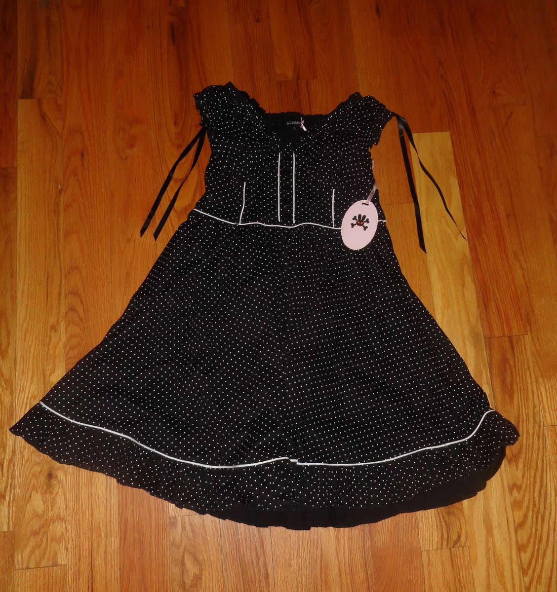 Hell Bunny Annabella Polka Dot Tea Gothic Rockabilly Lolita Hot Topic 