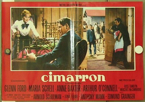 cimarron glenn ford anthony mann maria schell great rare original 