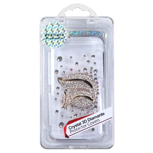 Gold Squirrel Crystal 3D Bling case APPLE iPod touch 4th generation