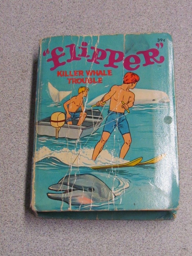 1967 FLIPPER KILLER WHALE TROUBLE George S. Elrick Whitman Big Little 