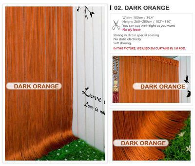 20COLOR STRING CURTAIN FRINGE PANEL ROOM DIVIDER partition DOOR WINDOW 