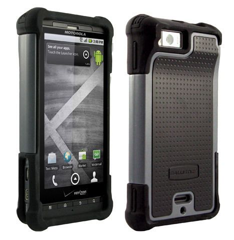 Ballistic SG Case Cover Motorola Milestone x Blk Grey