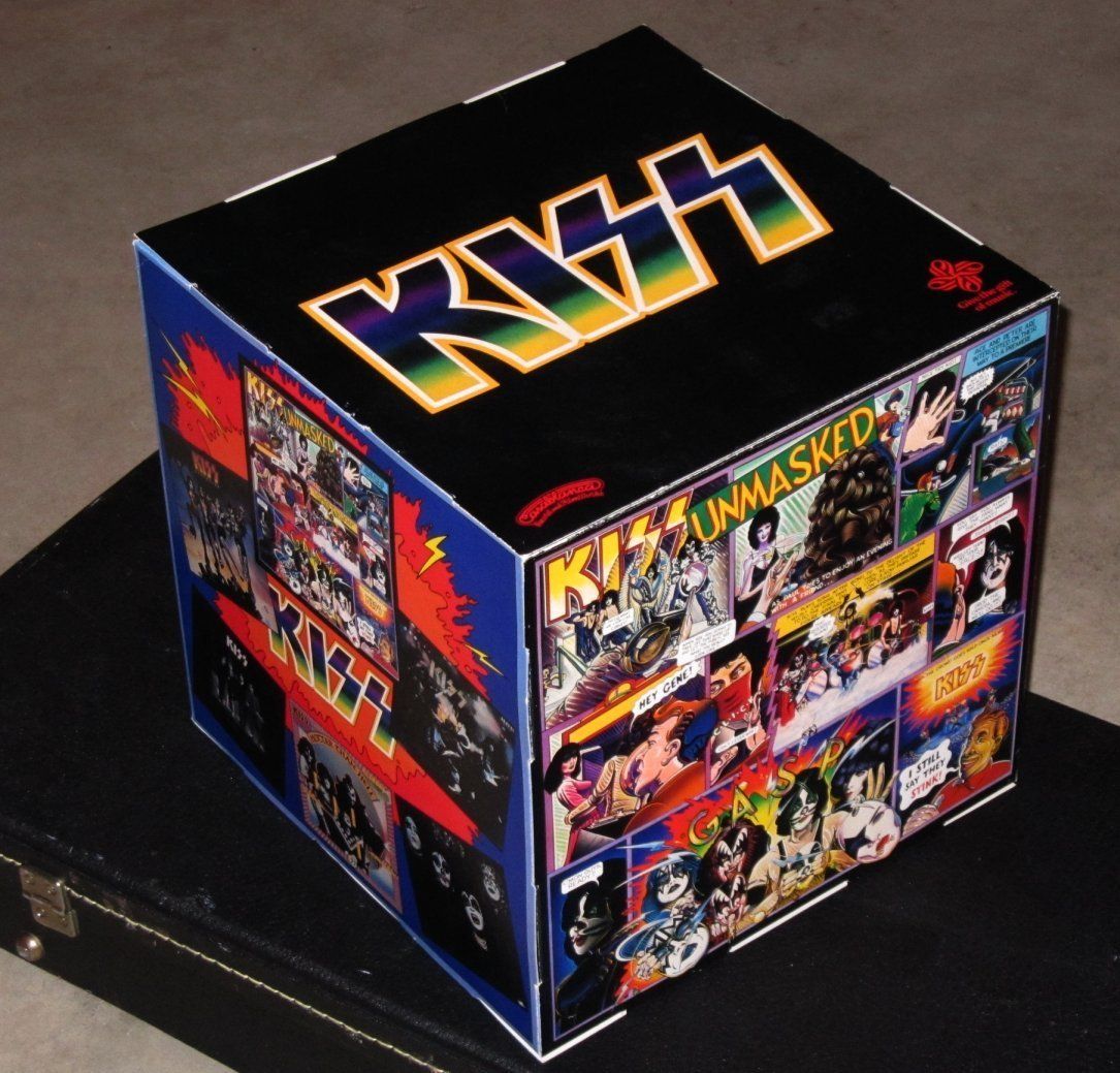 MEGA RARE 1980 KISS UNMASKED PROMO CUBE AUCOIN