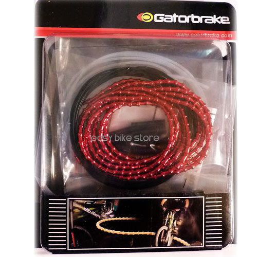 alligator gatorbrake mini i link cable set shift red 4mm from taiwan 