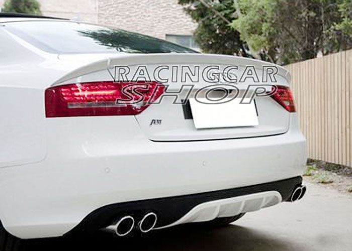 Audi A5 8T Coupe Painted Trunk Boot Spoiler 3pcs Set