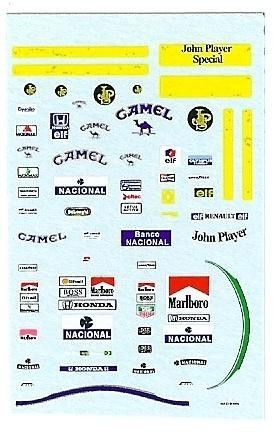 Decal 1 43 Ayrton Senna Lotus Renault McLaren Honda f1 Figure Helmet 