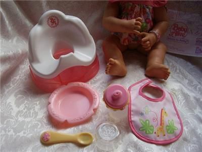 2008 Hasbro Baby Alive Learns to Potty Doll Eats Talks