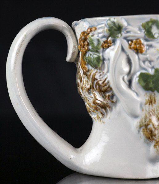 details prattware bacchus pearlware jug £ 380 details terms delivery 