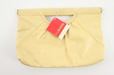 Vintage Lemon Yellow Clutchez Bag Bazaar Embroidery Clutch Purse 