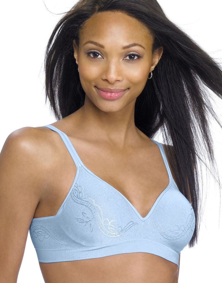 Barely There Custom Flex Fit Wirefree Bra 4546 Medium Blue