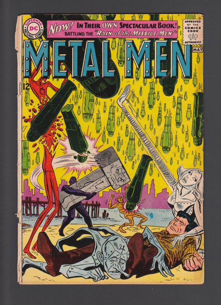 Metal Men 1 2 1963 Lot DC 5th App Metal Men Movie Soon