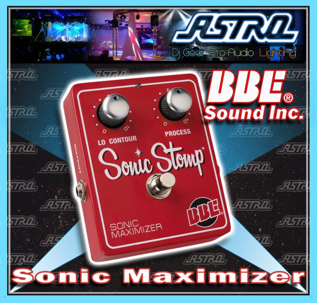 BBE Sonic Stomp Sonic Maximizer Guitar and Bass Pedal