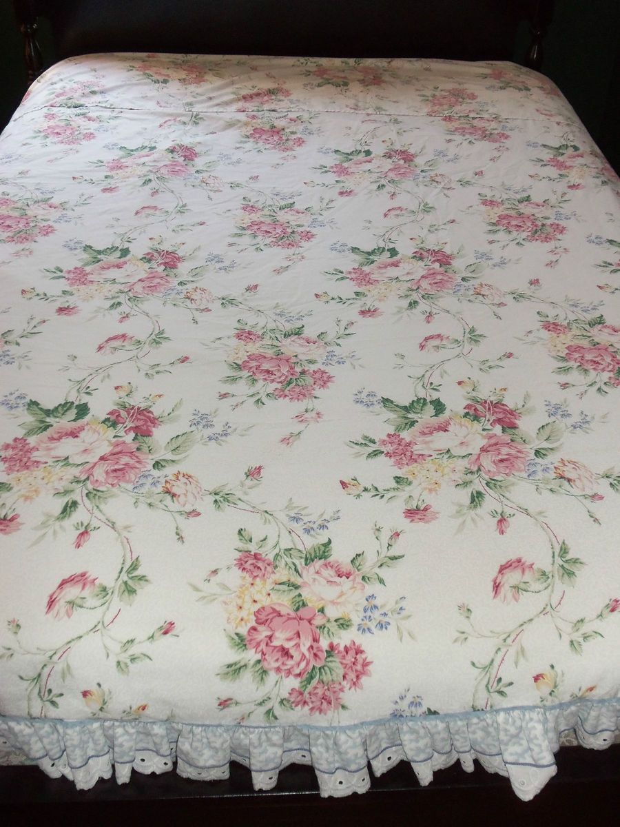 Beautiful Waverly Queen Bed Sheet Belle Rive GUC