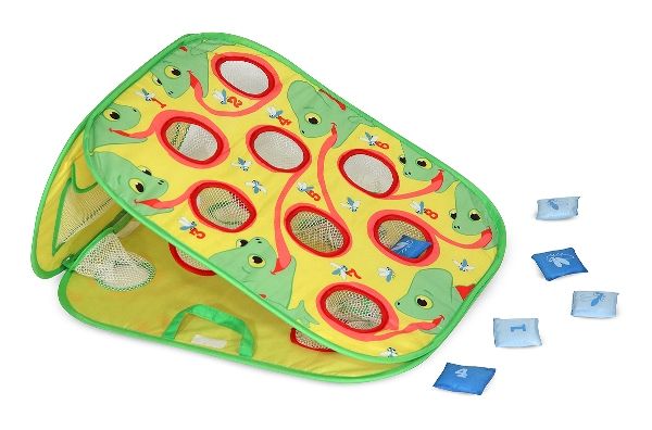 Melissa and Doug Verdie Chameleon Beanbag Toss Game New