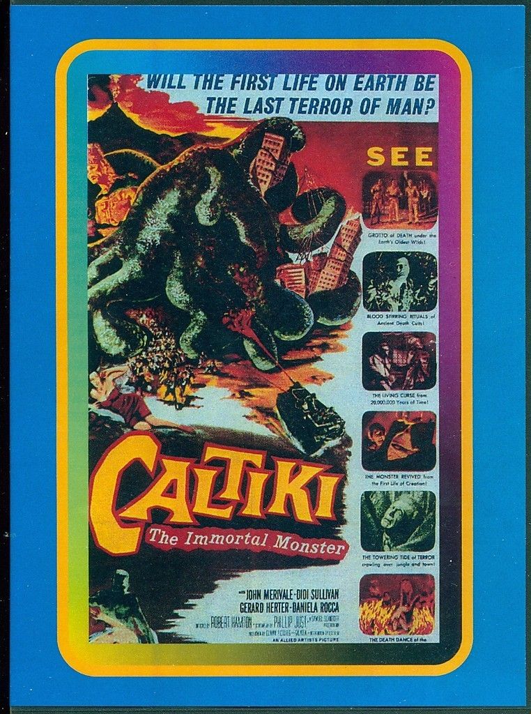 CALTIKI THE IMMORTAL MONSTER 1961 Mario Bava The Blob movie DVD