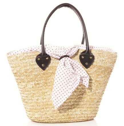   Candle Straw Scarf Tote Beach Bag Purse Picnic Bag Straw Bag