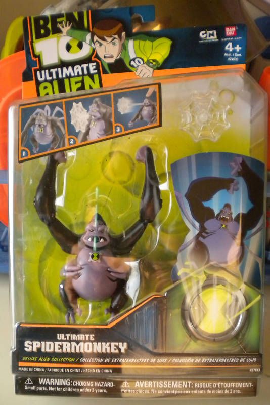 Ben 10 Ultimate Alien Deluxe Ultimate Spidermonkey New