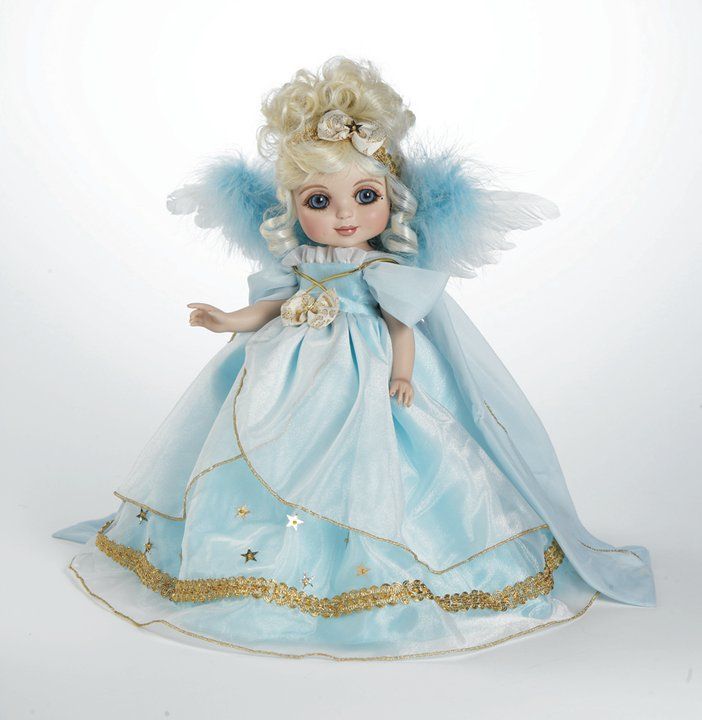 Marie Osmond Adora Belle My Angel Full Body Porcelain Doll w Wings New 