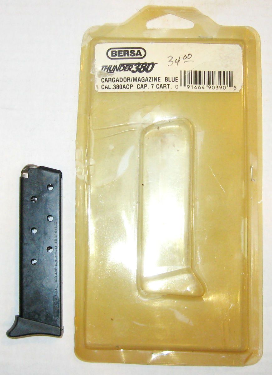 NOS BERSA THUNDER 380 CAL ACP 380 7 ROUND MAGAZINE CLIP LAST ONE