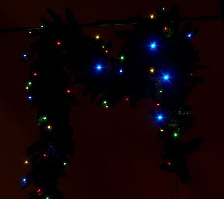 Bethlehem Lights Solutions Extra Large 9 Garland with Pinecones Timer 