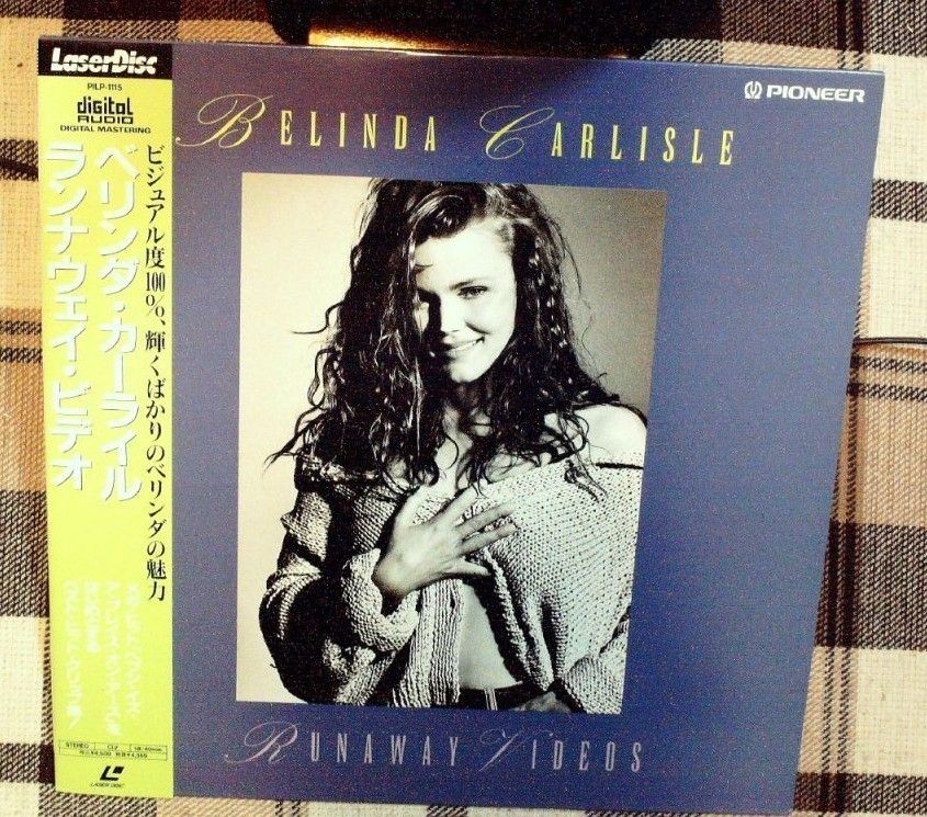 Belinda Carlisle Runaway Videos Laserdisc Japan LD PILP 1115