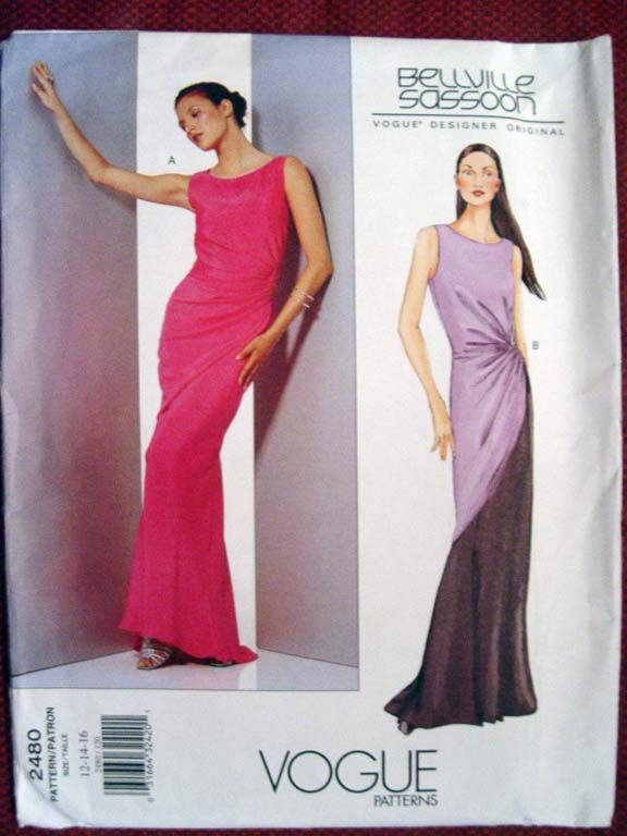 Tango Dress by Bellville Sassoon- Vogue 2880 - Uncut Sewing Pattern