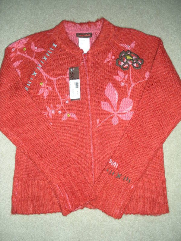 NW Catimini Spirit Denim Cardigan Maille Sweater 14 160