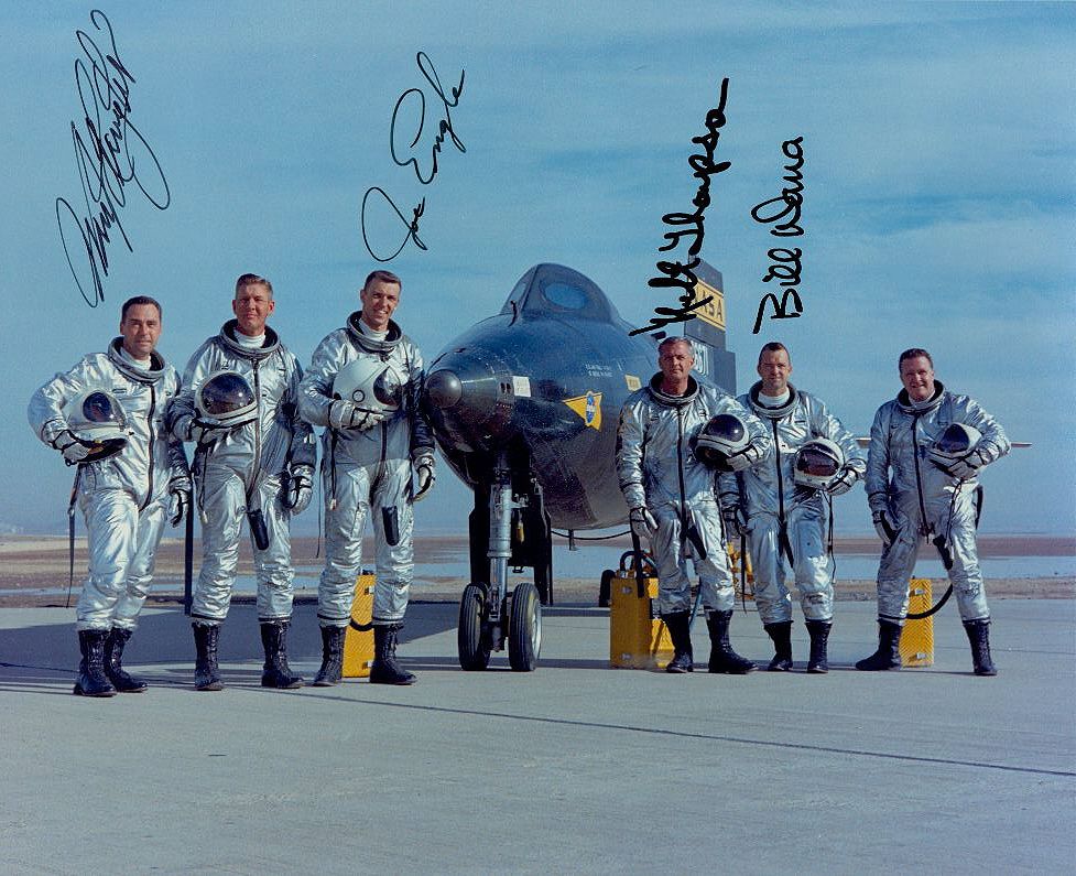 North American x15 NASA Aviation Test Pilot Autograph William Pete 