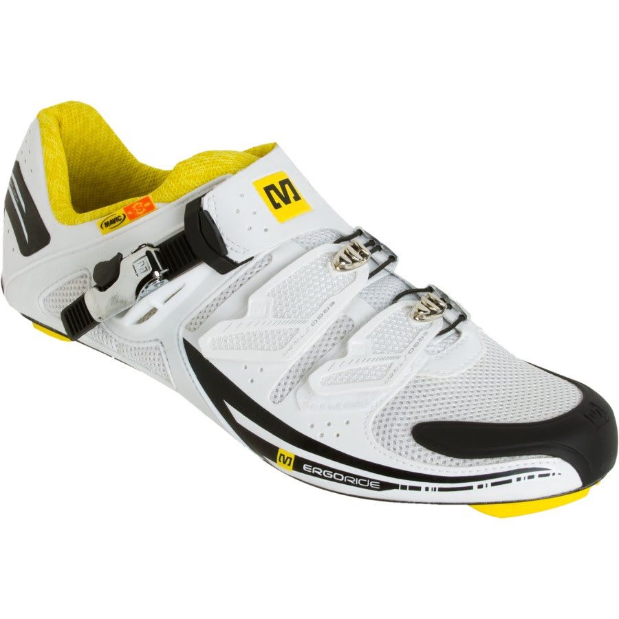 Mavic Zxellium Cycling Shoe Mens Carbon Color White Size 10 0 US 