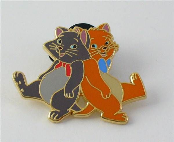 disney aristocats booster set berlioz toulouse pin