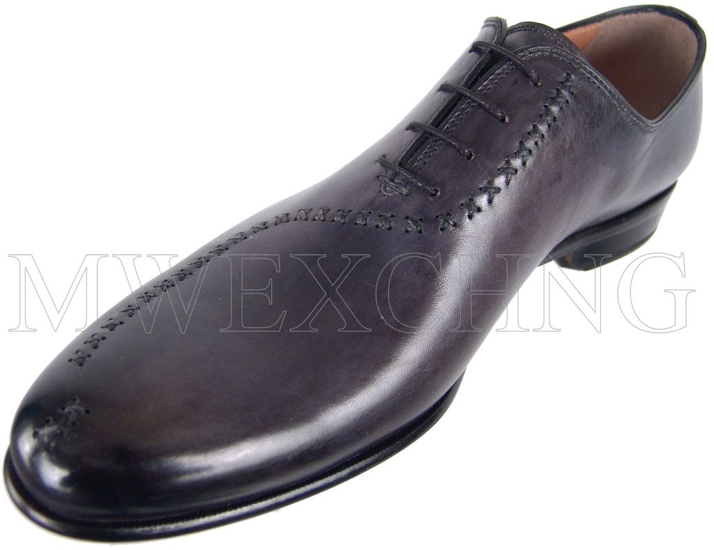 Francesco Benigno Italian Designer Leather Oxfords Mens Shoes UK 6 