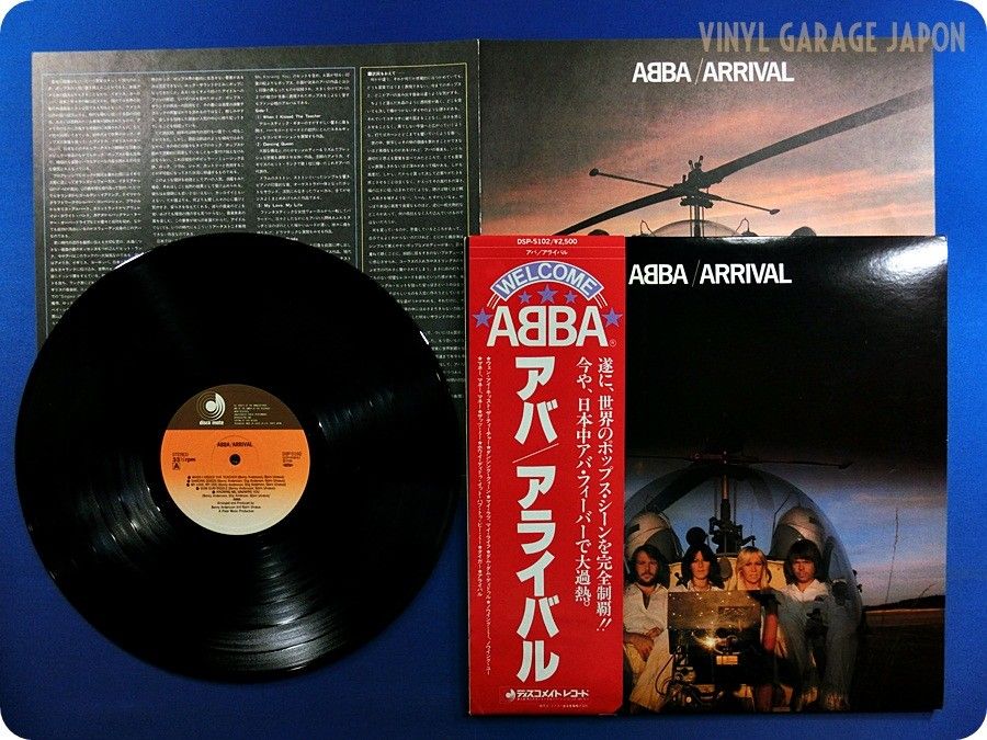 ABBA NM WAX Arrival Japan Press Benny Andersson OBI LP j408