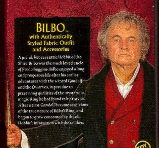 BILBO BAGGINS THE ORIGINAL HOBBIT, LORD OF THE RINGS, 2002, NIB