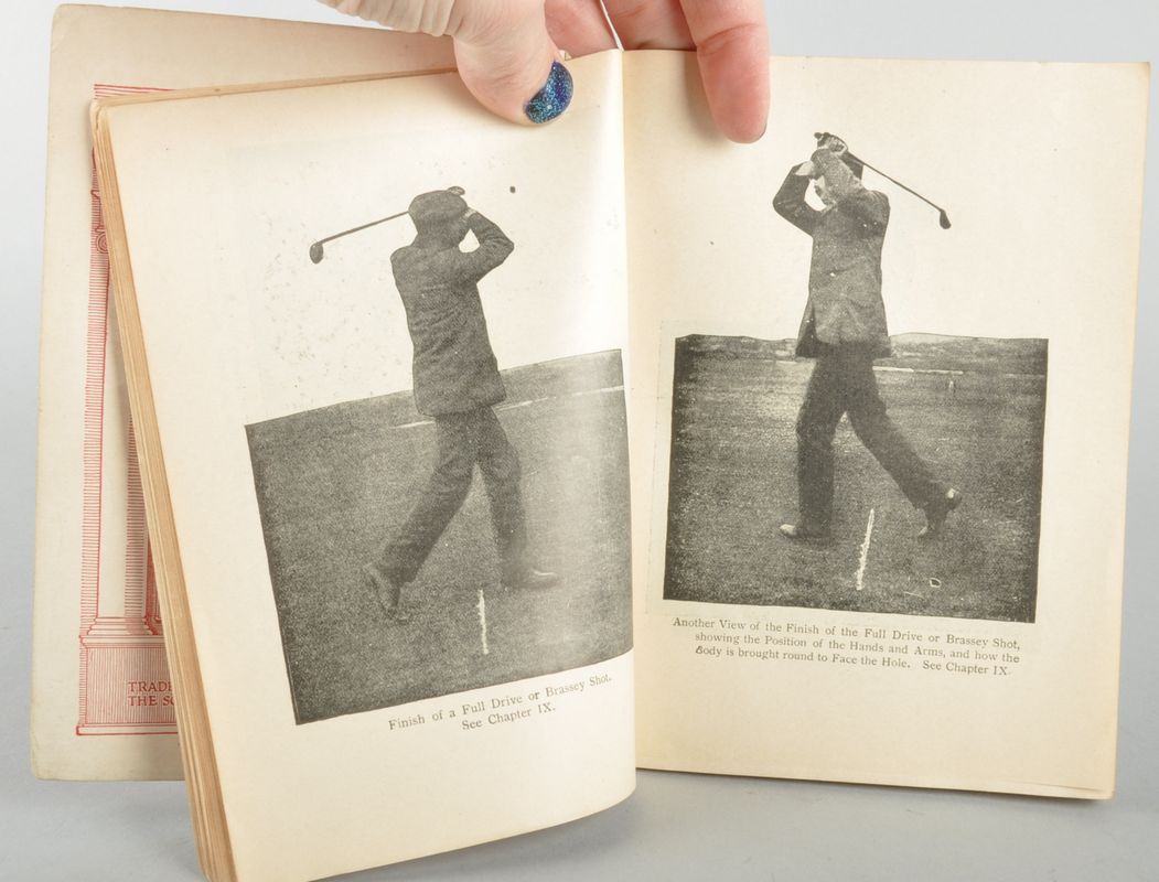 Antique Books GOLF FOR BEGINNERS & SPALDINGS HOW TO PLAY GOLF