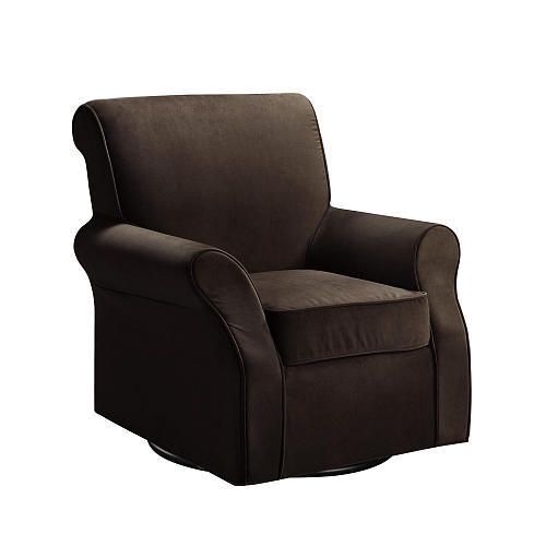 Bergamo Upholstered Swivel Glider Urban Truffle