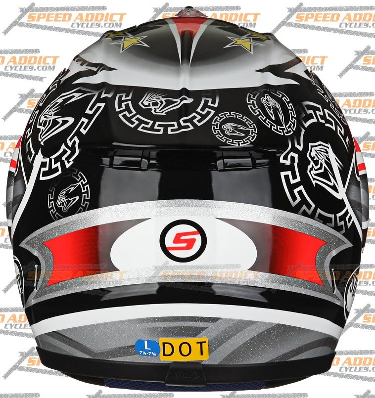 Suomy Spec 1R Extreme Excel BIAGGI Full Face Motorcycle Helmet x Small 