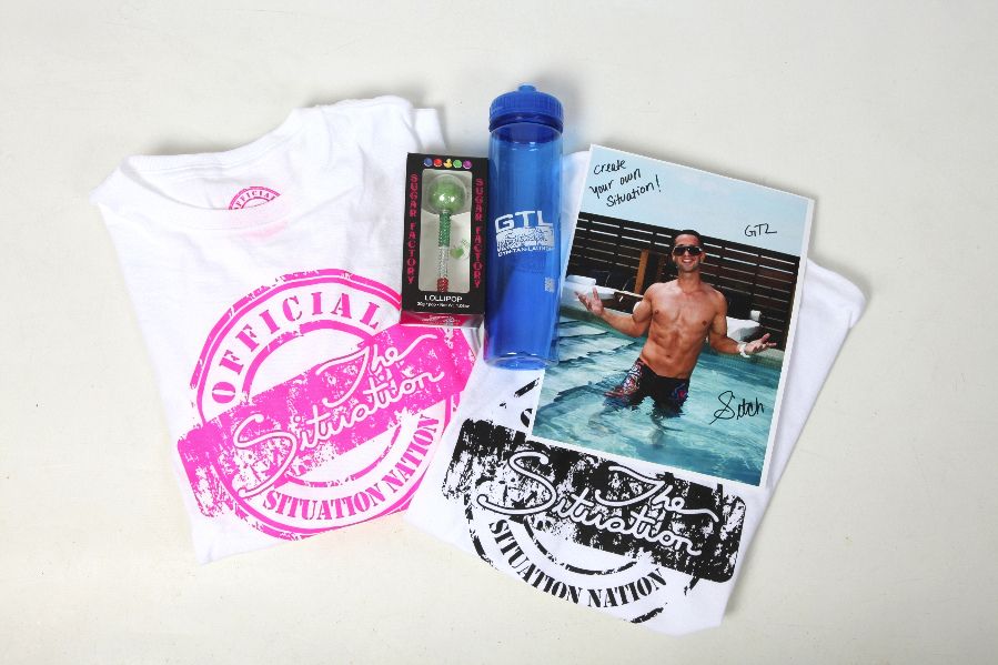 Mike The Situation Jersey Shore Memorabilia Bundle Autographed