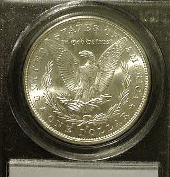 1890 S ** $1** MS63 ** PCGS ** Blast ** WHITE 