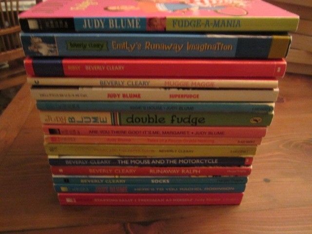 21 Judy Blume Beverly Cleary Lot Superfudge Ramona Ribsy Mouse 