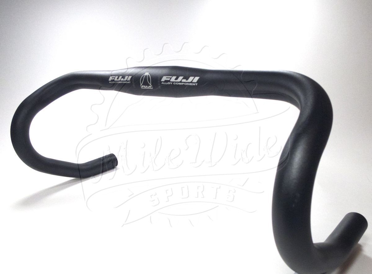 Fuji Road Bike Handlebar 42cm Alloy Components Black 31 8 Clamp 315G 